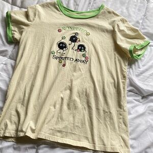 Spirited Away Women Shirt - Cream & Green